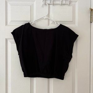 Everlane The Bubble Top Sleeveless Crop Top Organic Cotton